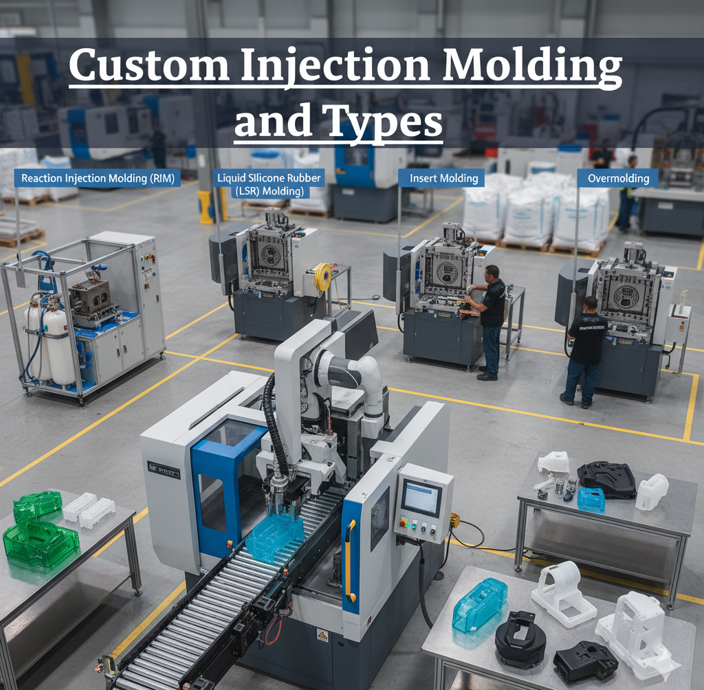 Custom Injection Molding and types